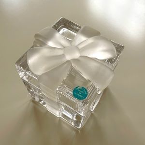 Tiffany & Co. crystal jewelry box